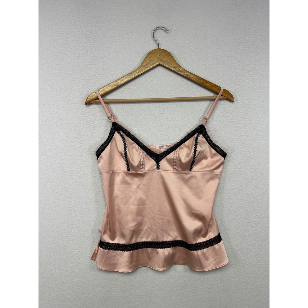 Coquette Balletcore Pleasure State Victoria's Secret Womens M Pink Satin Cami